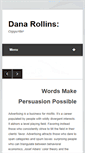 Mobile Screenshot of danarollins.com